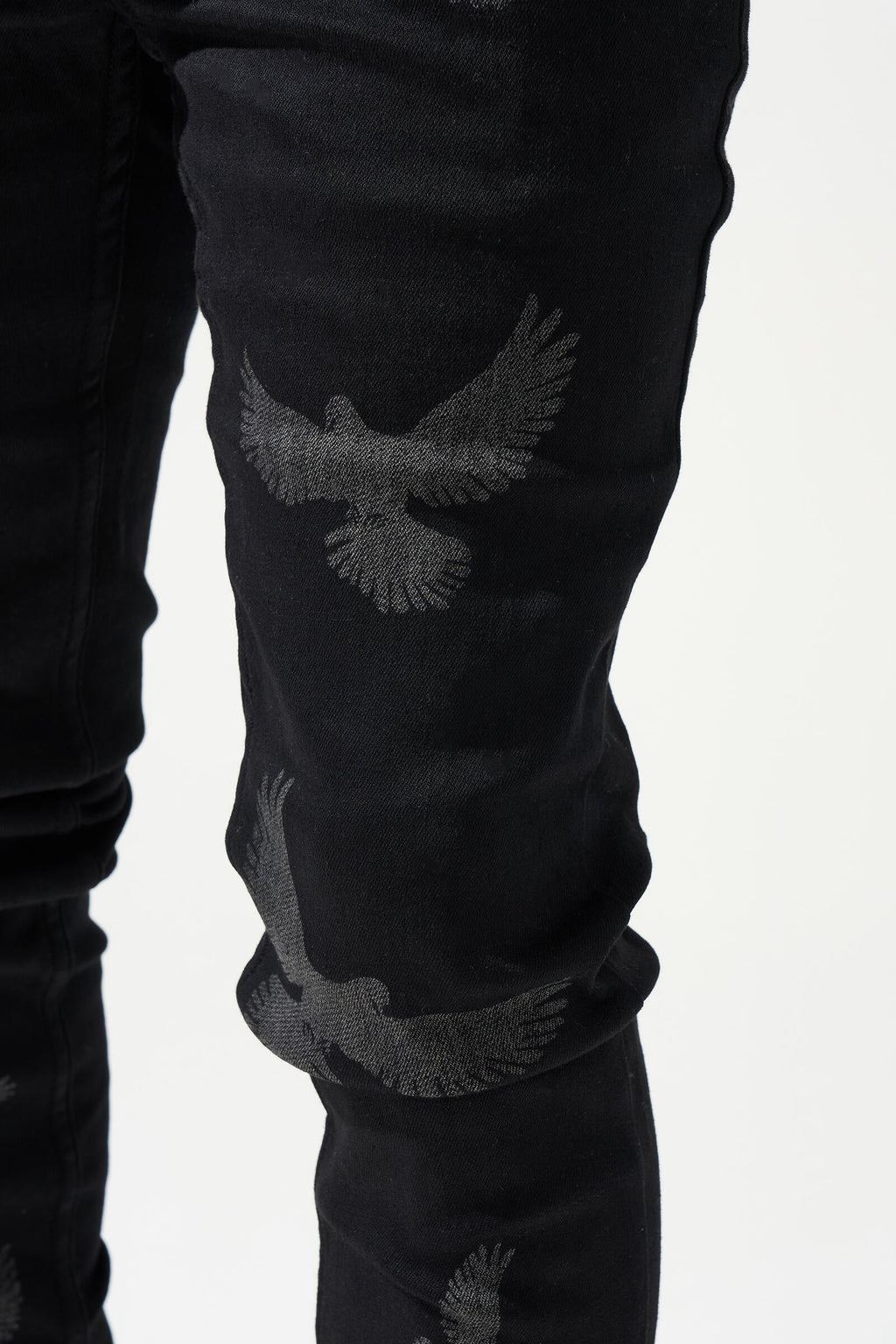 Serenede - "PEACE" Black Jeans