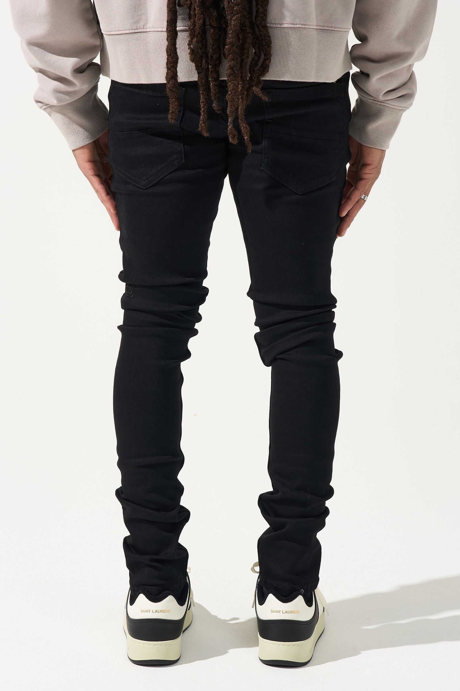 Serenede - "PEACE" Black Jeans