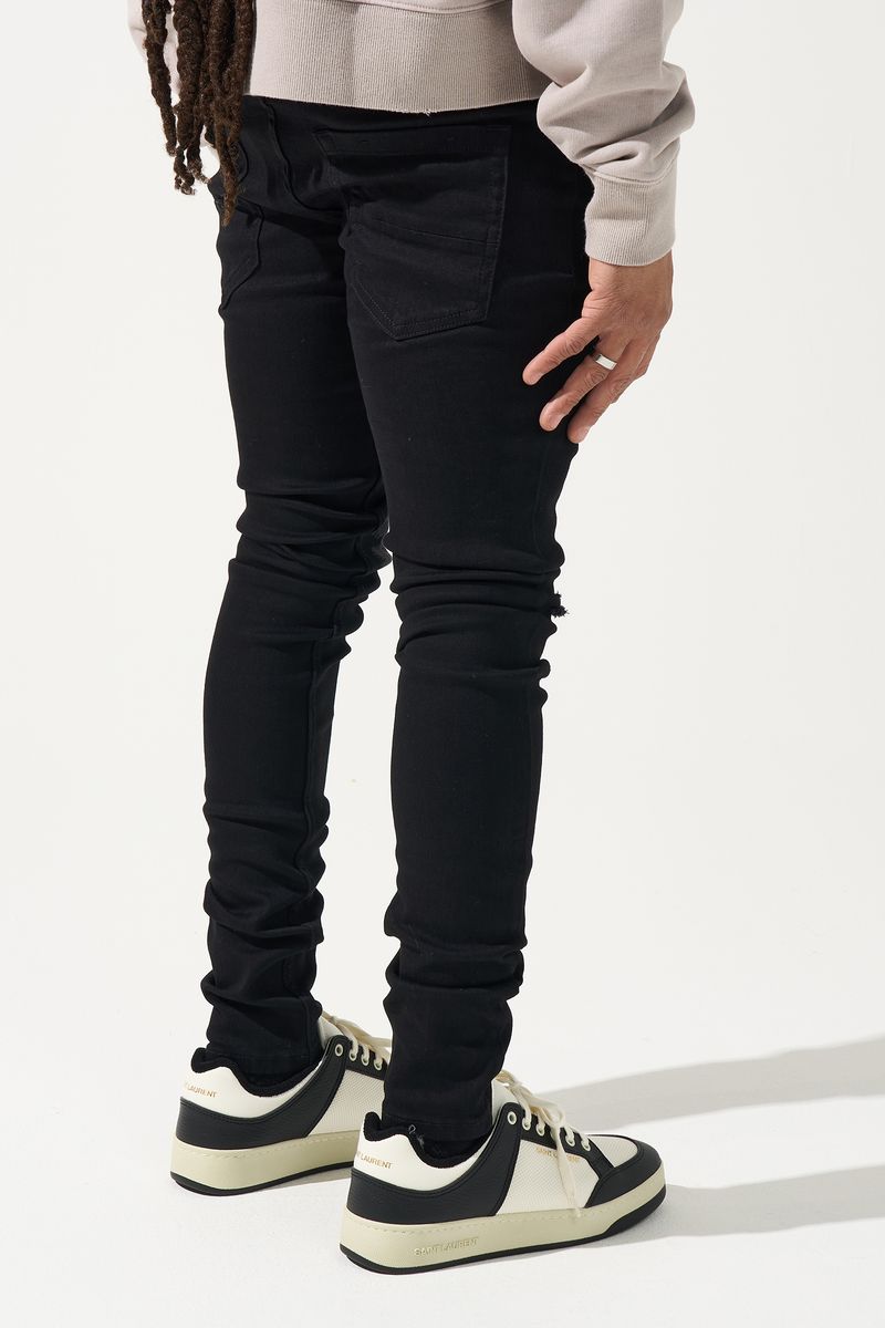 Serenede - "PEACE" Black Jeans