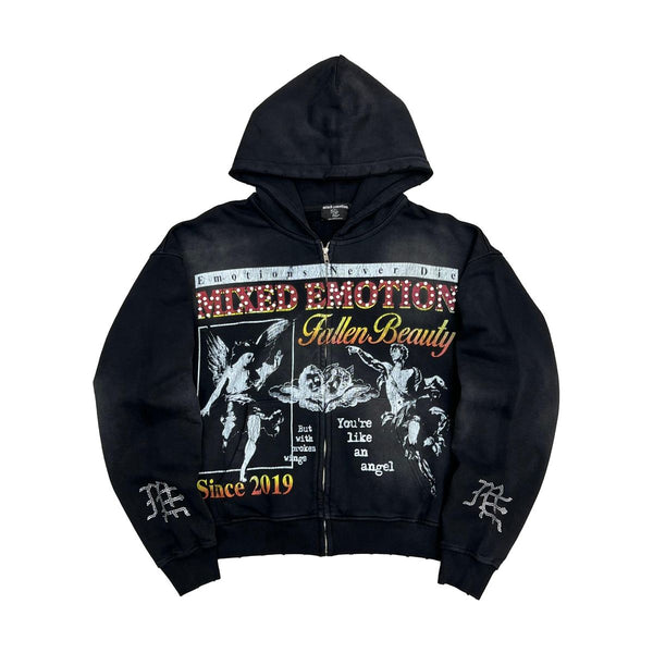 Mixed Emotion - Broken Wings Hoodie - Black