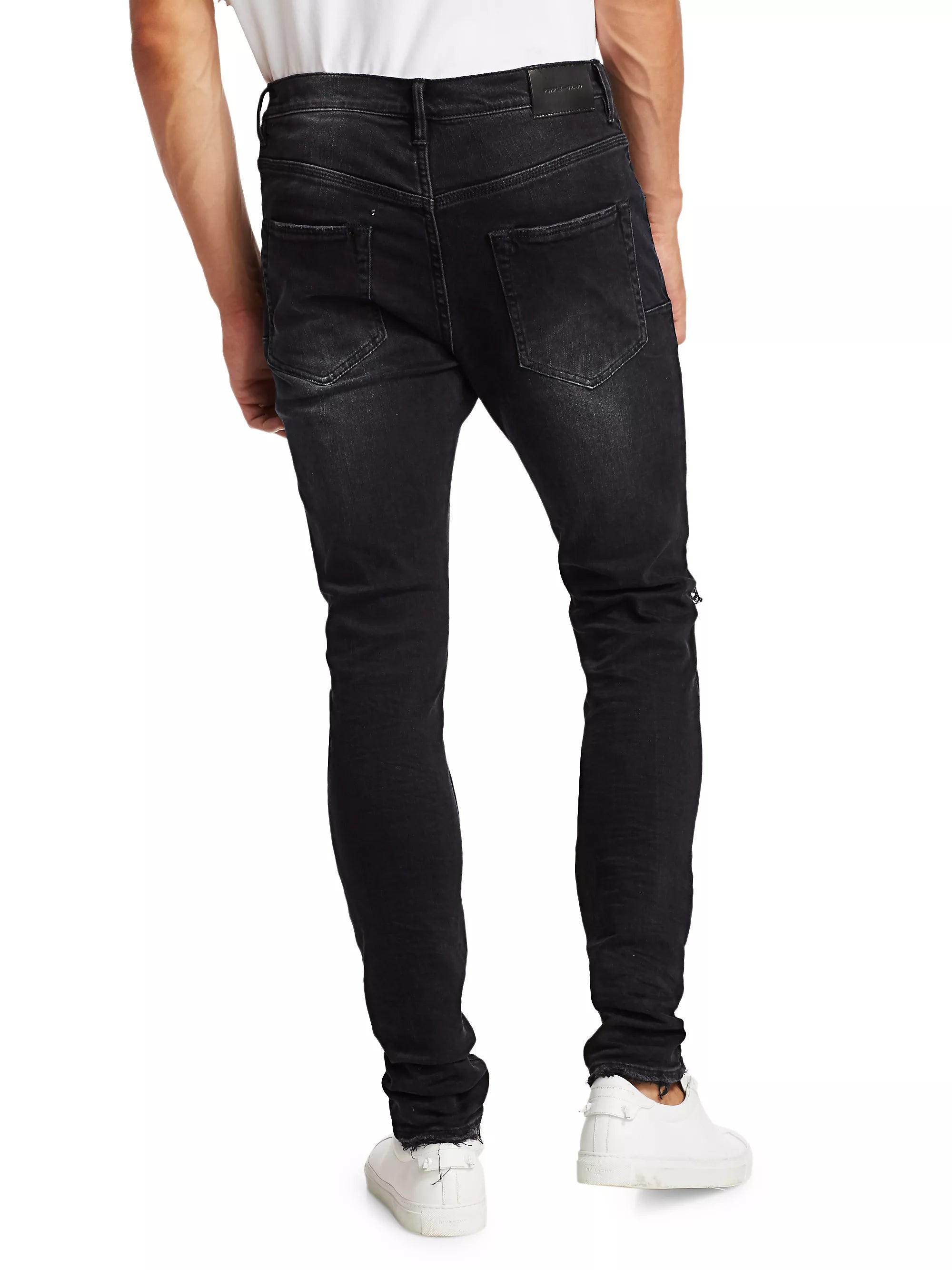 Purple - P002 Black Repair Jeans (BLR)
