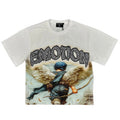 Mixed Emotion - White Arch Angel Tee - White