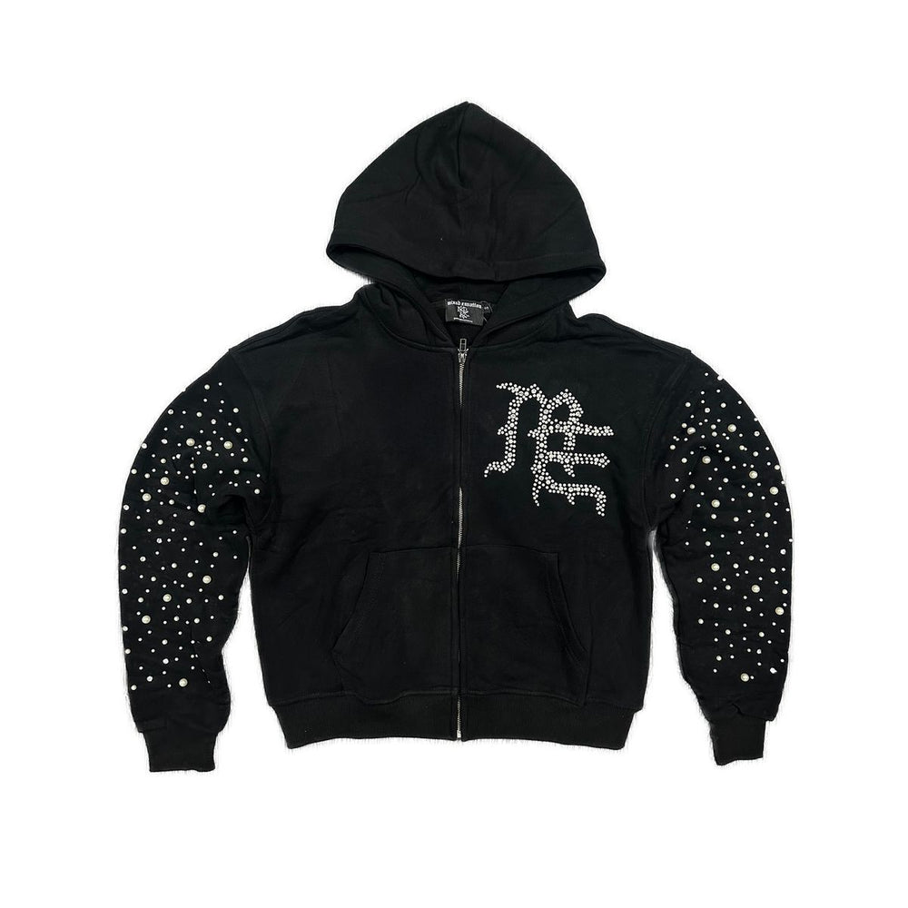 Mixed Emotion - Pearl Hoodie - Black