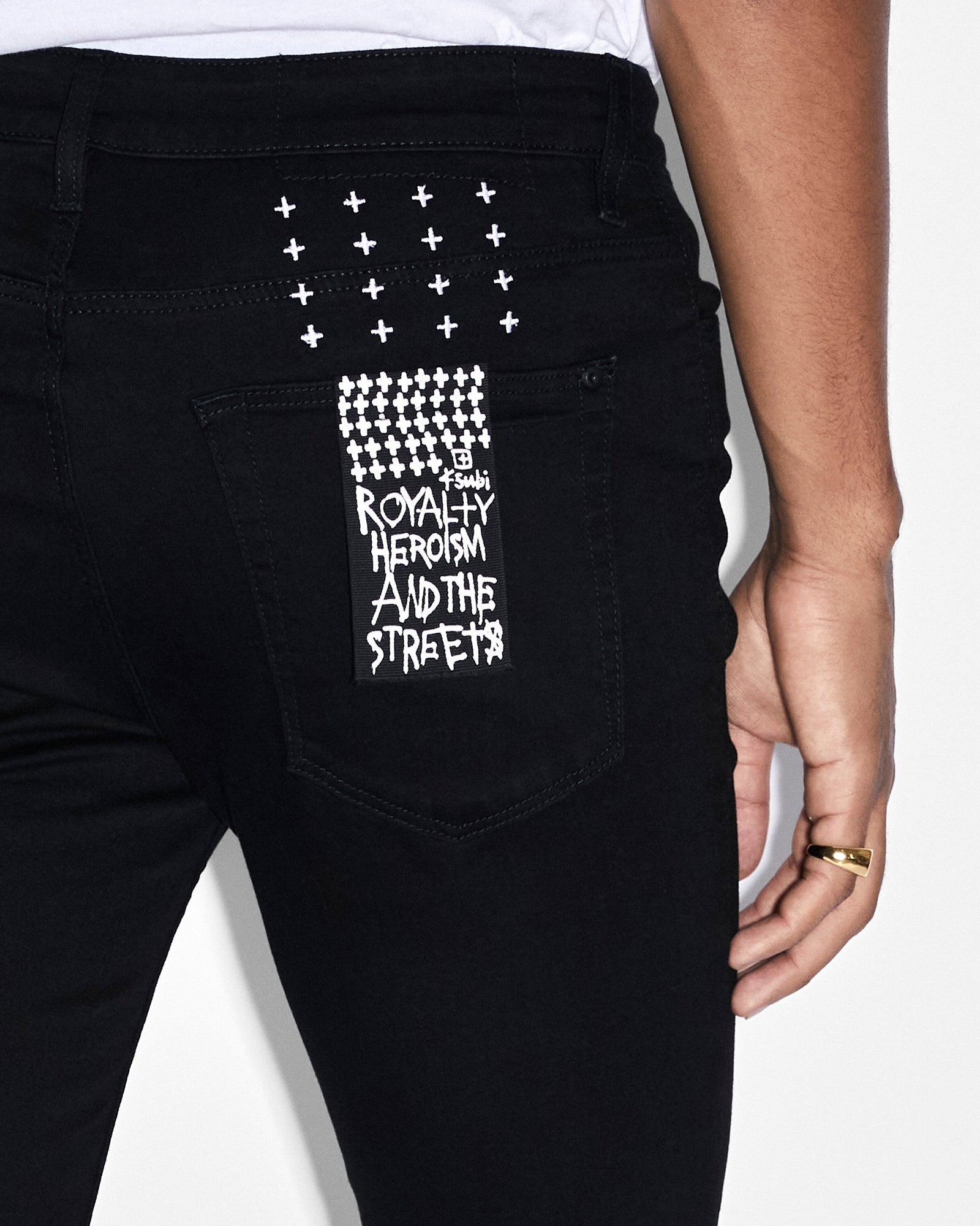 KSUBI - BLACK REBEL JEANS