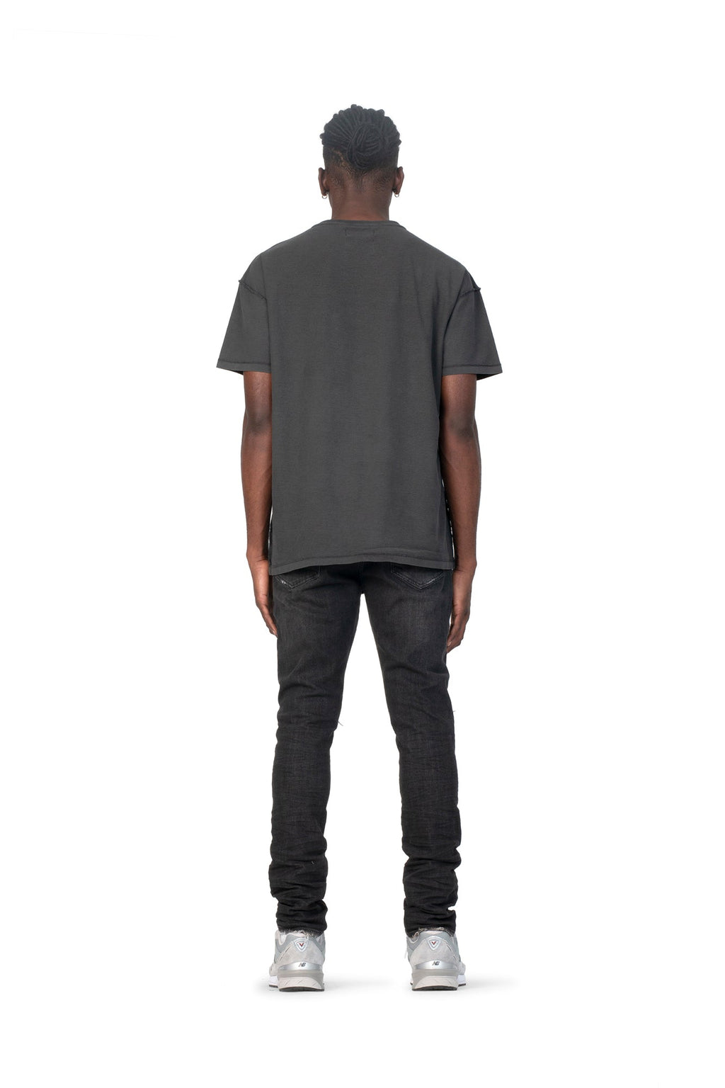 Purple - P001 Black Overspray Jeans (BOS)