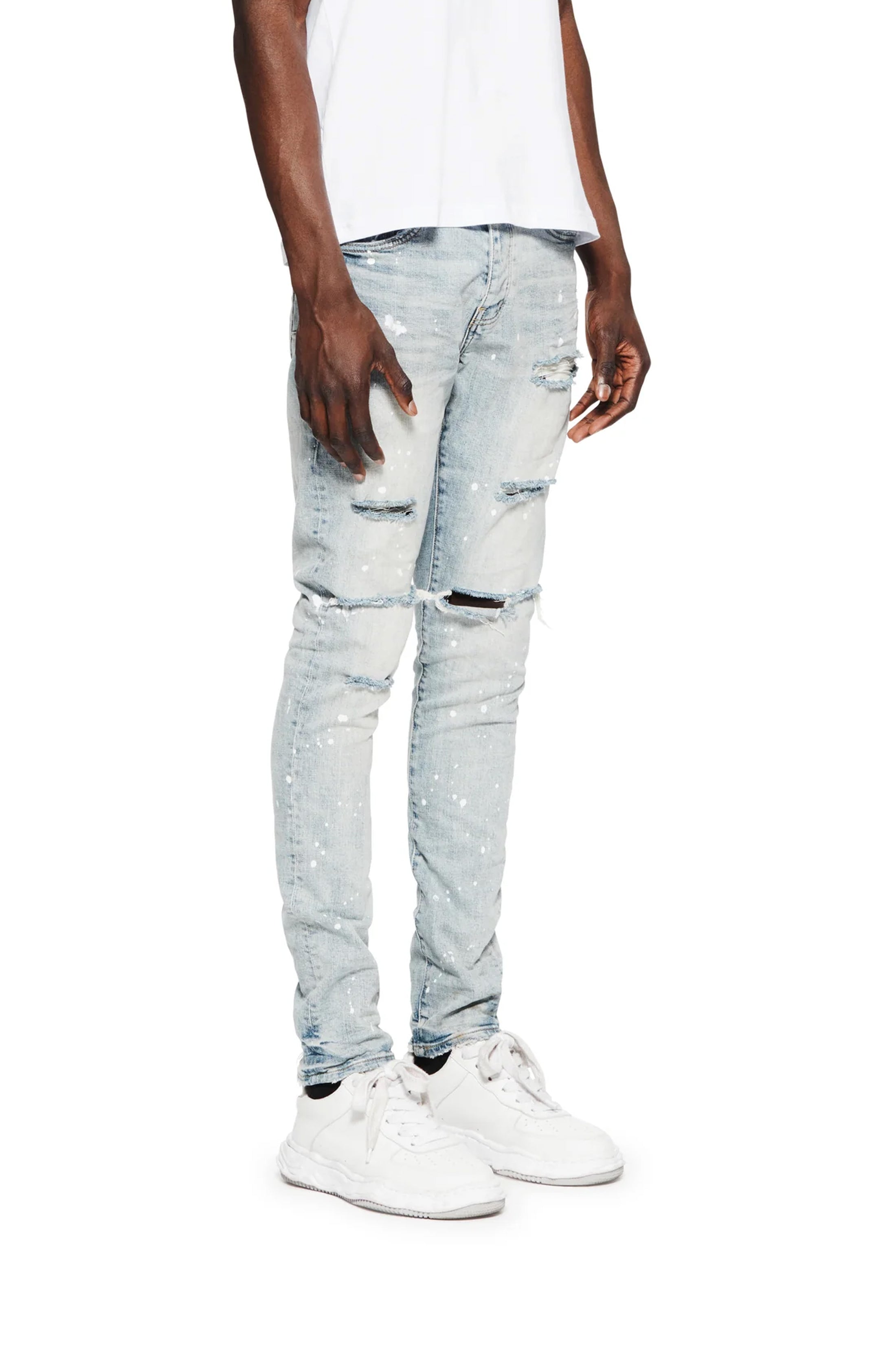 Purple - P001 Light Indigo Paint Jeans (LIP)