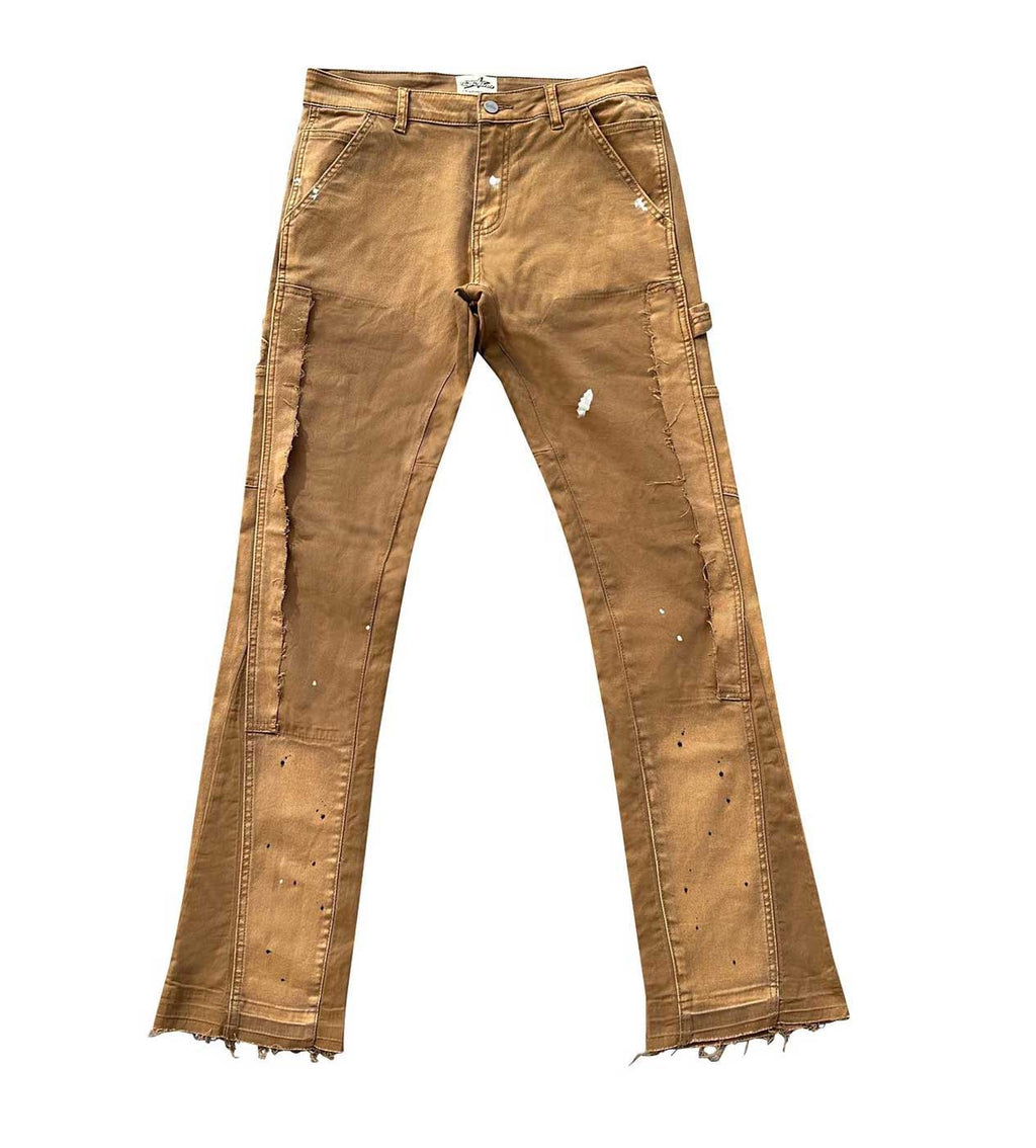 Triple Sevens - Flare Jeans - Khaki