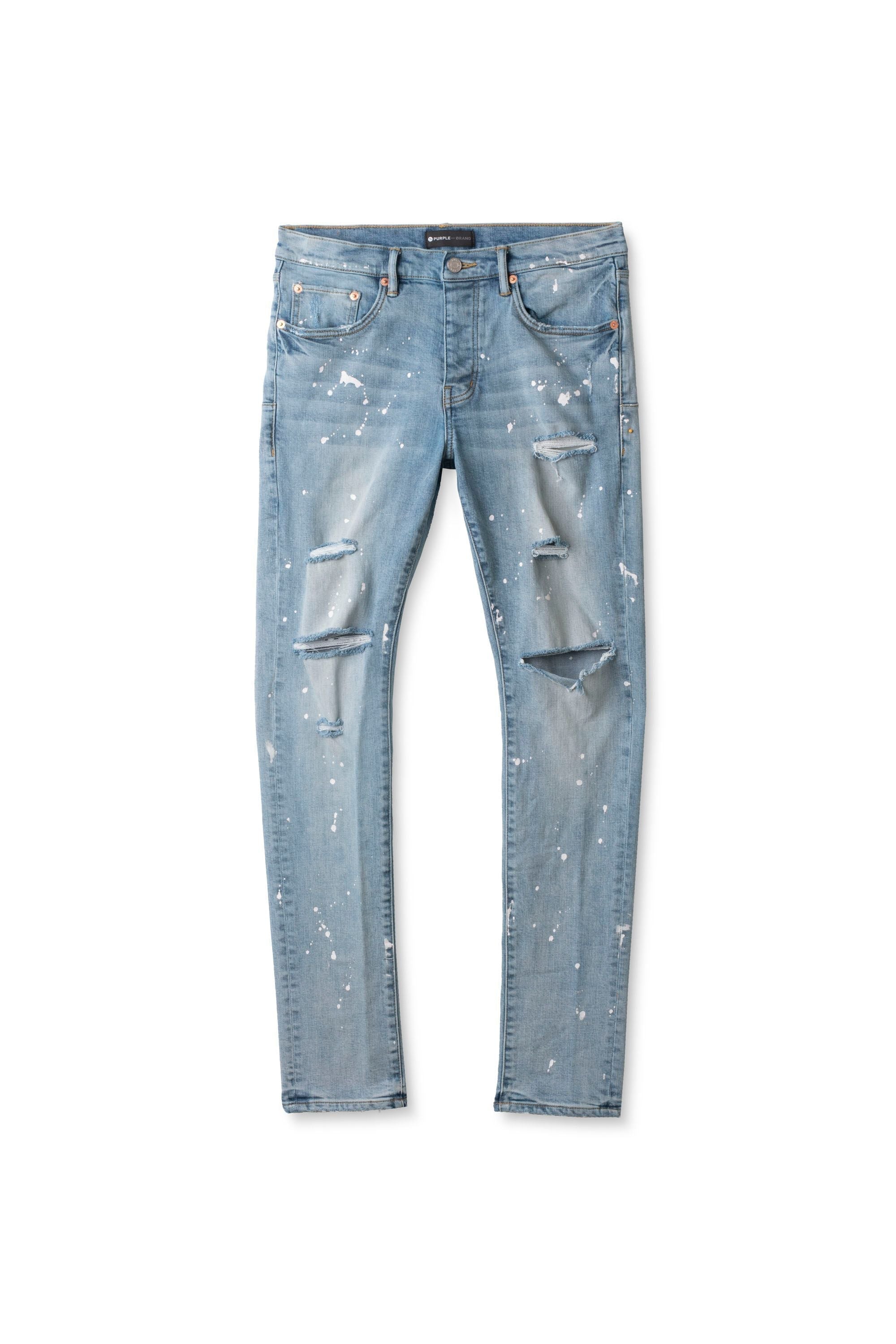 Purple - P001 Light Indigo Paint Jeans (LIP)
