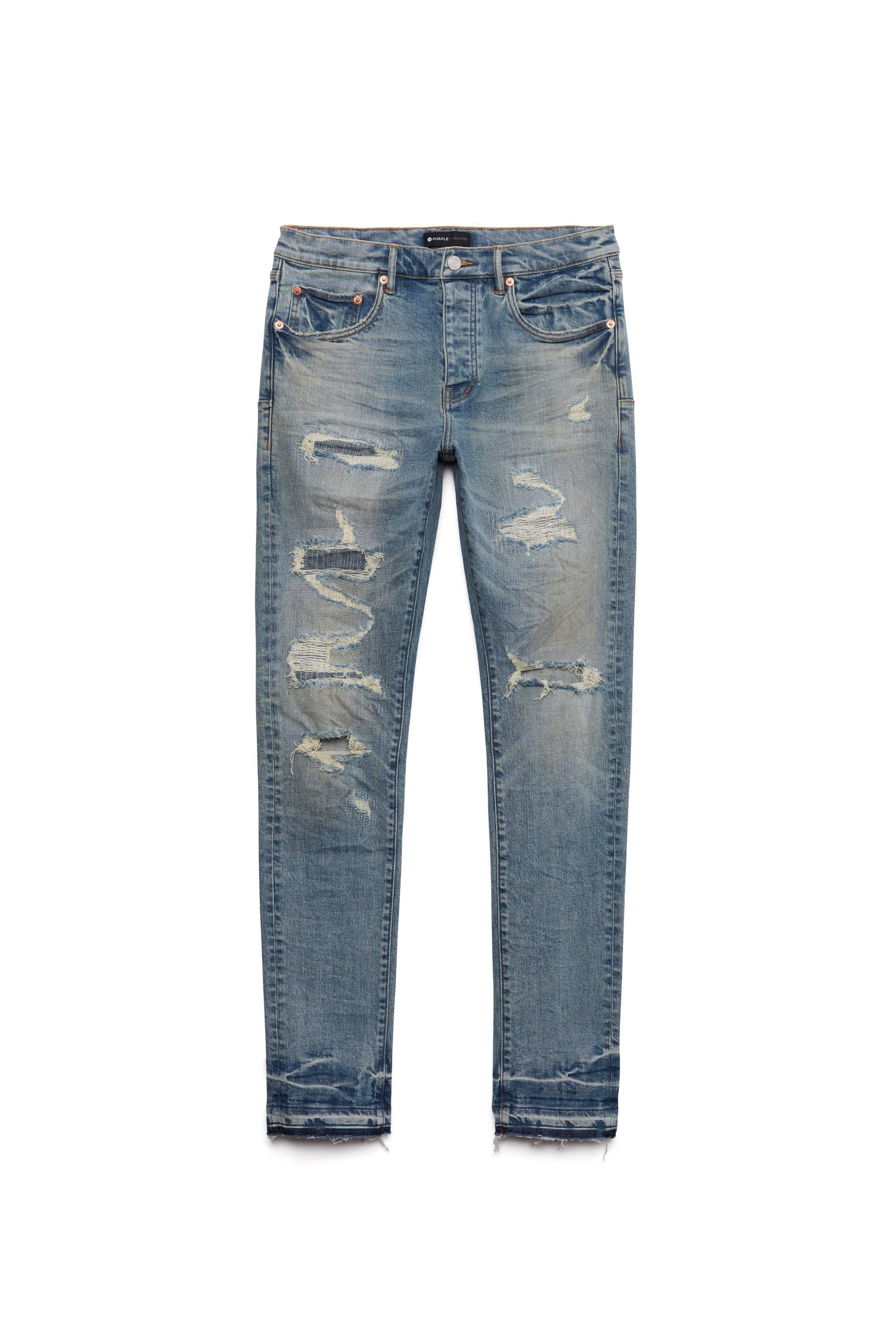 Purple - P001 Light Indigo Vintage Jeans (LIVI)